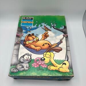 Vintage Garfield Puzzle 100 Piece Jigsaw Puzzle 1979 Complete Nermal Odie Summer